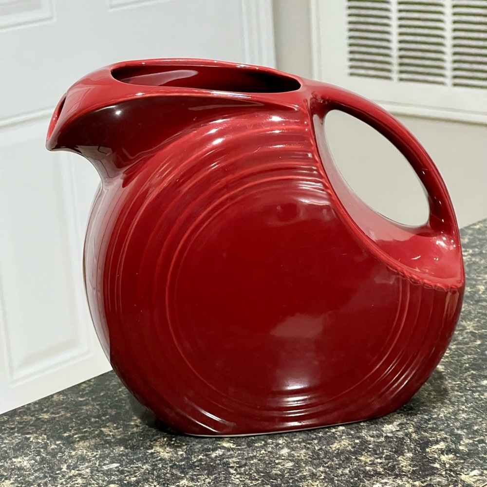Fiesta Pitcher Burgundy/Cranberry